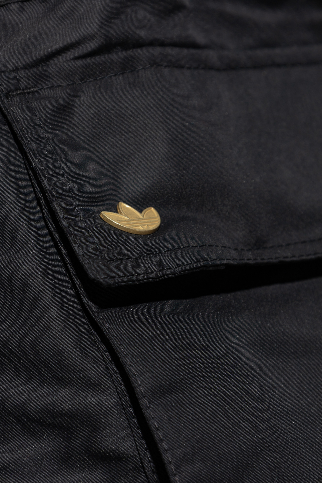 Czarny Kurtka z odpinanym kapturem ADIDAS Originals - Vitkac